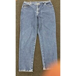 Riders Jeans Women Size 20W P Blue Denim Relaxed Straight Leg